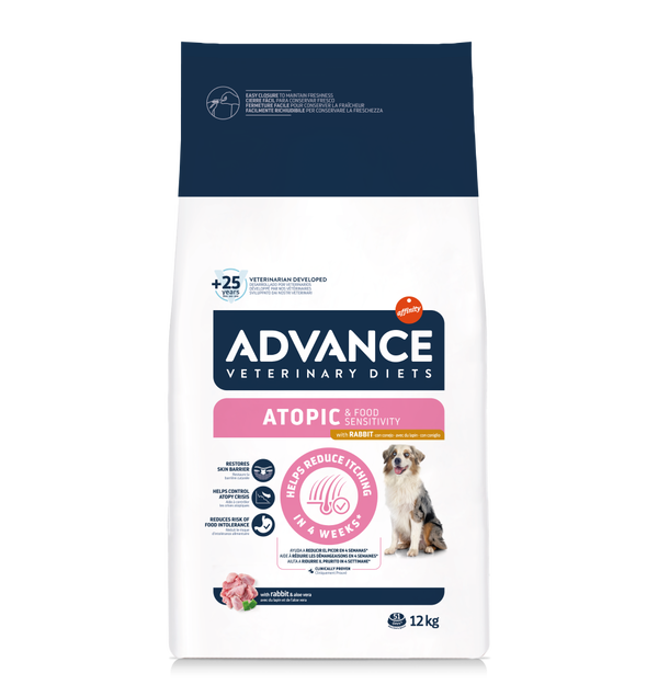 Affinity ADVANCE VETERINARY DIETS Atopic Conejo y Guisantes