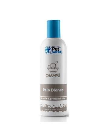 PET SANA CHAMPU PARA PELO BLANCO