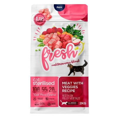 Sterilized Fresh Cat mediterranean blend 2kg Con pegatina PVP