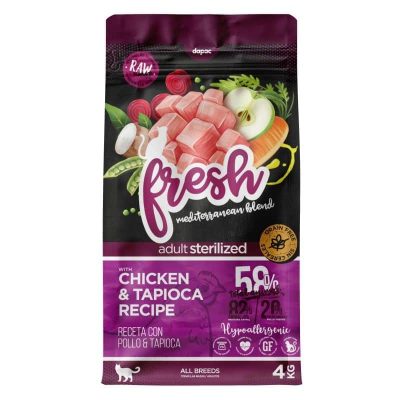 Fresh Cat Grain Free adult mediterranean blend pollo y tapioca 4kg