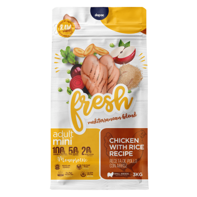 Fresh mediterranean blend Adult Mini 3kg Con pegatina