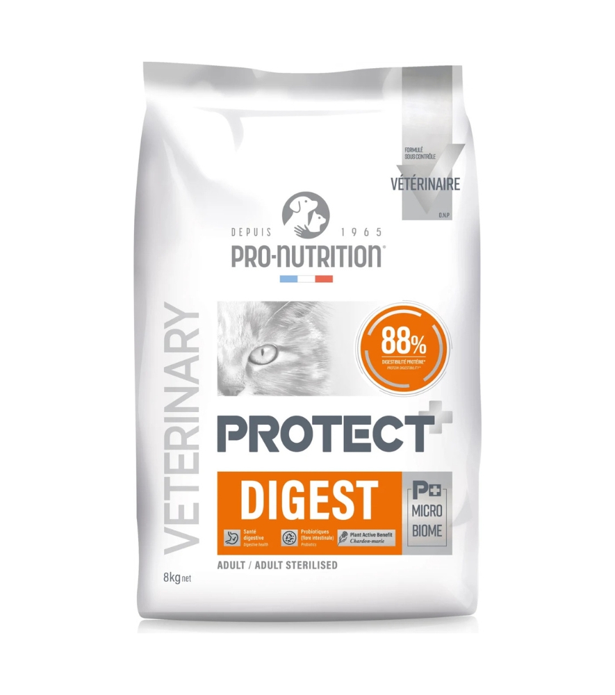 PROTECT cat Digest de pato y pescado 8kg