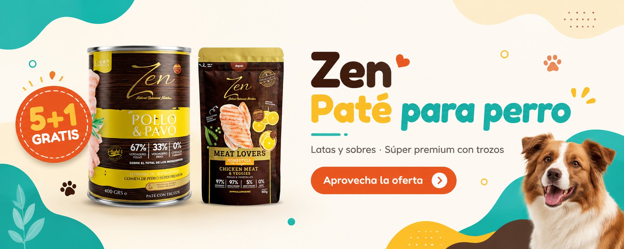 Zen Paté para perro · Oferta 5+1